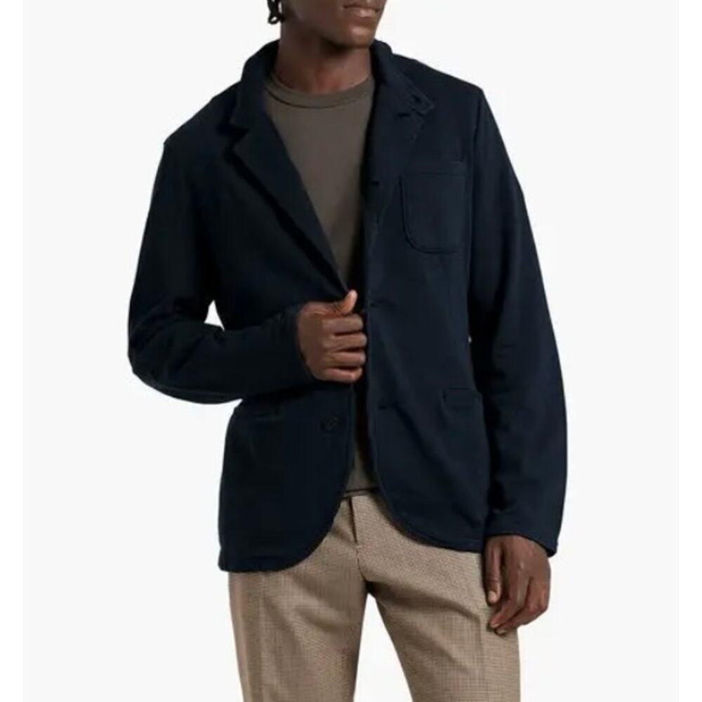 Rag & Bone Men’s Prospect French Terry Sweater Blazer Preppy Nautical - Medium